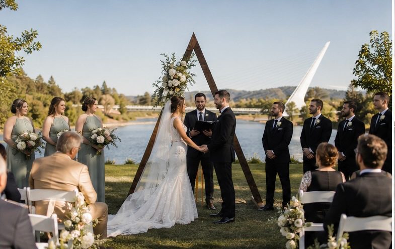 Wedding photography in Redding CA by B4M Studio